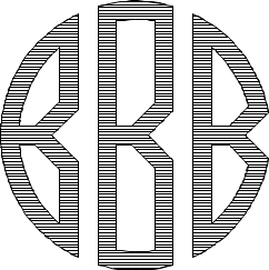 Circle Monogram Sample B