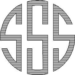 Circle Monogram Sample S