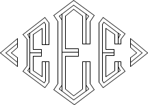 Diamond 3-Line Monogram Sample E