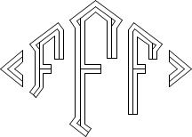 Diamond 3-Line Monogram Sample F