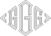 Diamond 3-Line Monogram Sample G