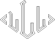 Diamond 3-Line Monogram Sample L