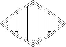 Diamond 3-Line Monogram Sample Q