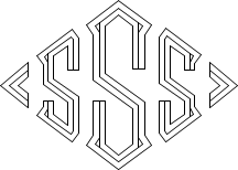 Diamond 3-Line Monogram Sample S