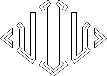 Diamond 3-Line Monogram Sample U