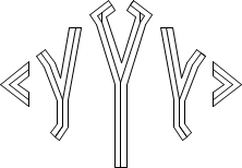 Diamond 3-Line Monogram Sample Y