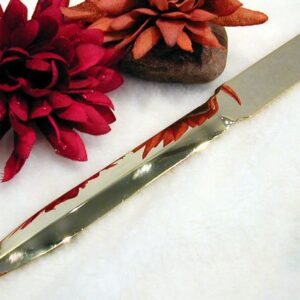 Engraved Gold and Silver Plated Letter Openers