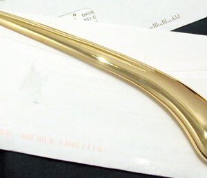 Engraved Gold Curved Letter Opener