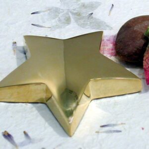 Engraved Gold Plated Star Paperweight