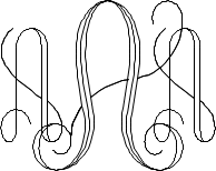 Interlocking Script Monogram Sample A