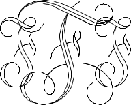 Interlocking Script Monogram Sample F