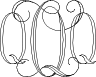 Interlocking Script Monogram Sample Q
