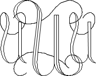 Interlocking Script Monogram Sample U