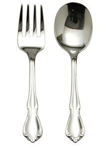 Engraved Oneida Chateau 2-Piece Baby Set