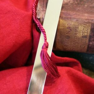 Pewter Bookmark w/Tassel