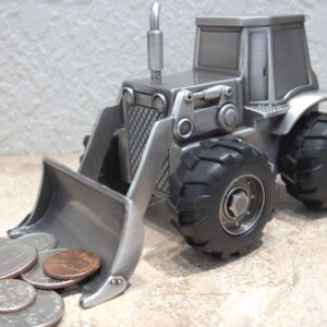 Engraved Brushed Finish Front End Loader Tractor Bank