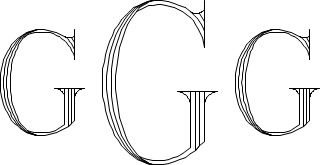 Roman 4-Line Monogram Sample G