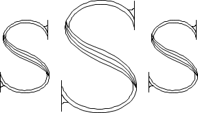 Roman 4-Line Monogram Sample S